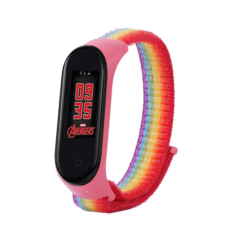 Nylon Strap Wristband for Xiaomi Mi Band 5 4 3 Wrist Bracelets Sport loop watch Belt Smart Watch Band Replacement Accessories 