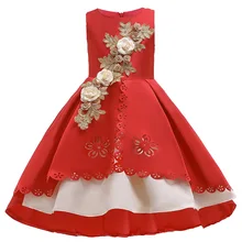 Детское платье-пачка для дня рождения; праздничное платье принцессы для девочек; кружевное детское элегантное платье подружки невесты для девочек; одежда для маленьких девочек