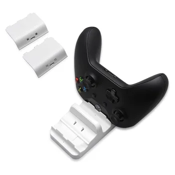 

Wireless Joystick Joypad Dual USB Charging Dock with Battery Packs for Xbox One S Game Controller