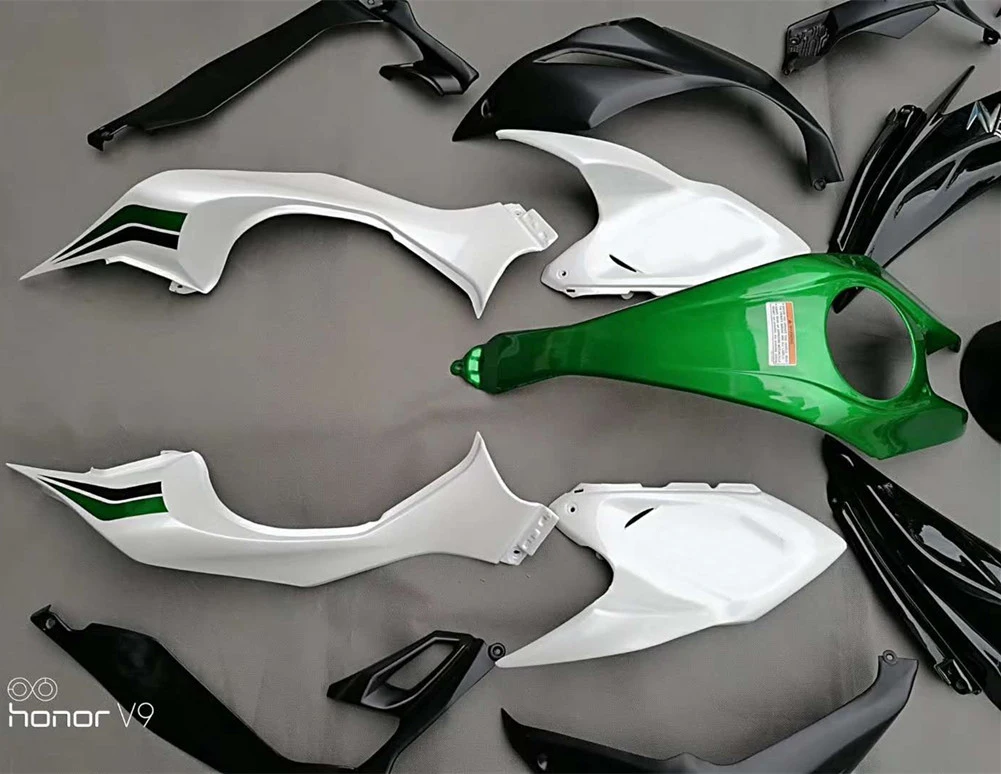 Z1000- 3 варианта цвета двойная фара для Kawasaki обтекатель корпуса комплект топливного бака крышка боковая пластина крыло Z1000 14-17