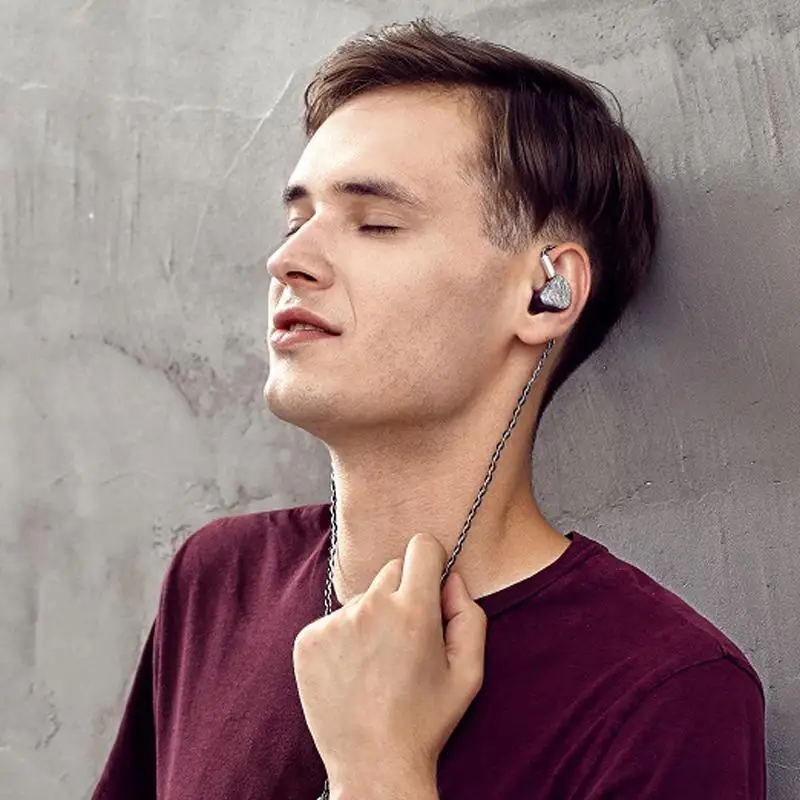 MAGAOSI DQ4 2BA 2DD Hybrid Earphone In Ear Hifi Monitor DJ Studio Noise Cancelling Music Earbuds MMCX Audiophile Earphones