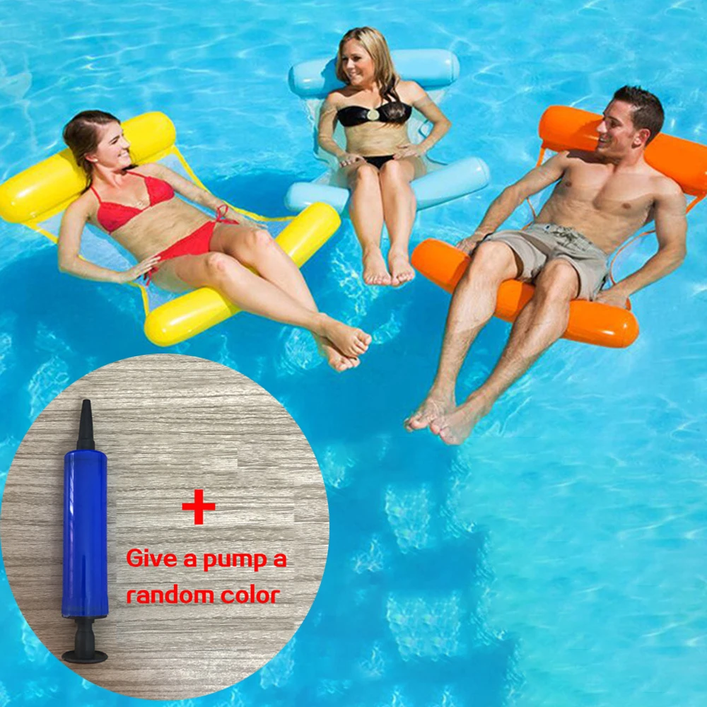 new-inflatable-Foldable-Water-hammock-recliner-inflatable-floating-bed-swimming-pool-floating-swimming-mattress-swimming-ring