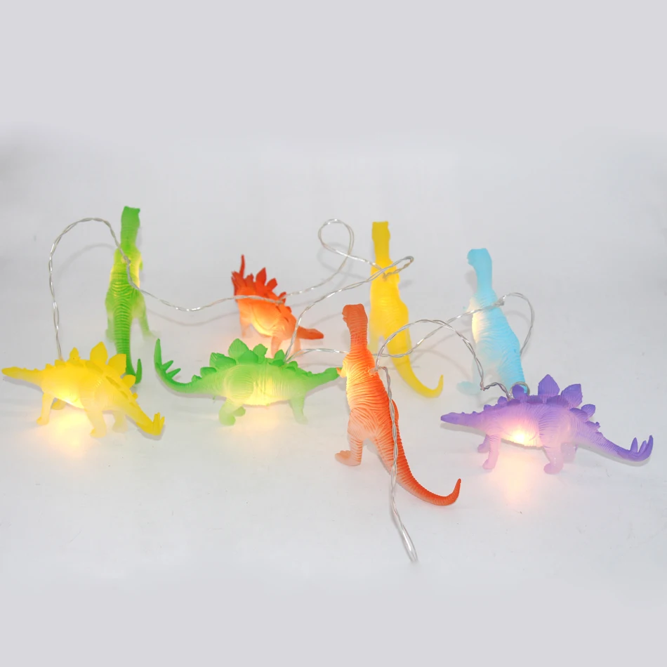 Dino-luzes de Brinquedo com Dinossauros Realista para Crianças Brinquedo de Plástico com 8leds Brilhantes Luz 3 Dino-luzes de brinquedo com dinossauros brilhantes, brinquedo