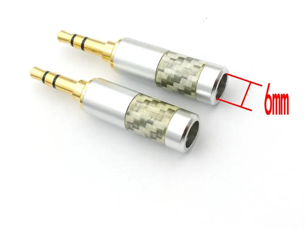 20 50pcs3 5mm Stereo For Repair Headphone Jack Plug Cable Audio Connector adapter