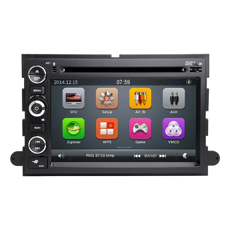 Clearance 2 Din Car DVD GPS Navigation for Ford F150 F250 F350 F450 Mustang Fusion Explorer Edge Escape Mercury 2005 2007 MultimediaScreen 1