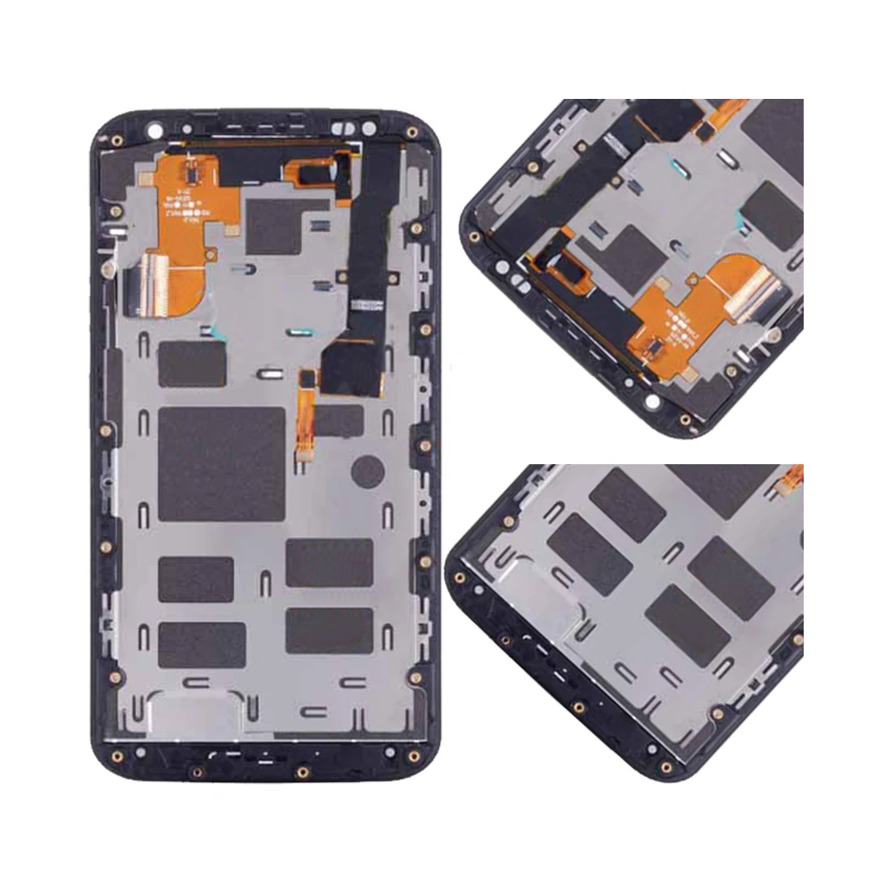 Для Motorola Moto X2 lcd кодирующий преобразователь сенсорного экрана в сборе для MOTO X2 Замена дисплея XT1085 XT1092 XT1095 XT1096
