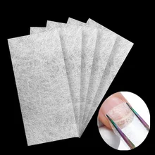 5/10 шт. шелковые из стекловолокна для лака для ногтей, расширитель нетканый материал шелка УФ-гель строительное волокно французские акрилов...(China)