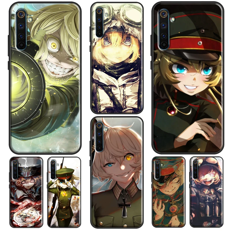 Anime Tanya Degurechaff Youjo Senki Case For Oneplus 8t 7t Nord 9r 7 8 9 Pro Cover For Realme Gt Neo Q3 7 I 6 8 Pro C3 C21 C15 Phone Case Covers Aliexpress