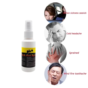 

Medicine Backache Lumbago Pain Relieving Essential Oil Black Ant Patches for Stiff Neck Pain Relief Spray Medical Ointment 80ml