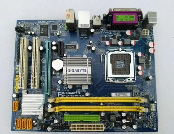 Оригинальная материнская плата для Gigabyte GA-G31M-S2C G31 DDR2 LGA 775 настольная бесплатная