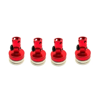 

4Pcs Alloy Magnetic Stealth Invisible Body Post Mount Contact Shell Column for 1/10 Rc Drift Car Traxxas Hsp Sakura Redcat Red