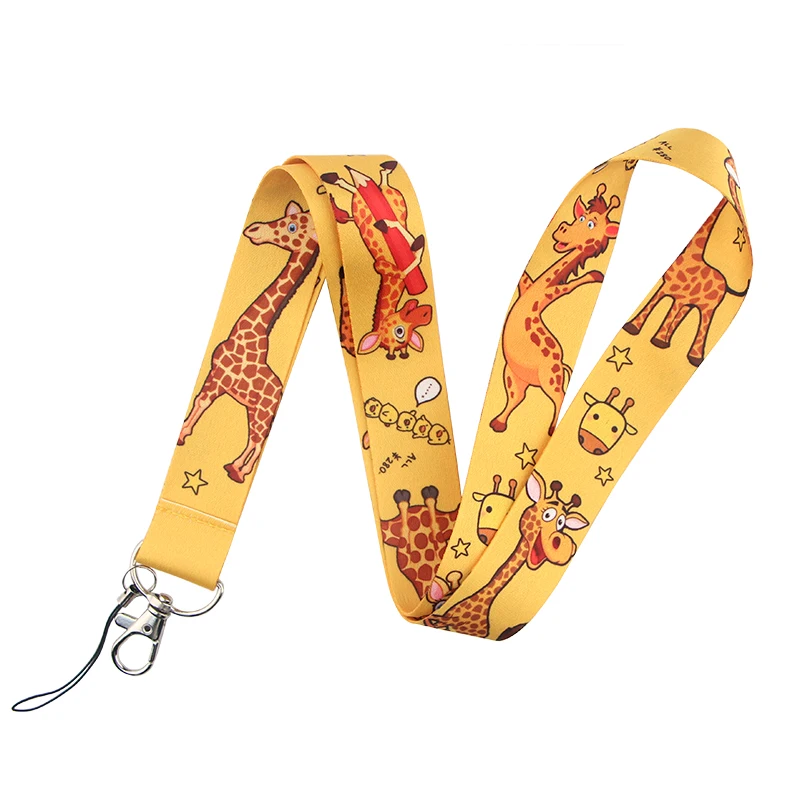 Chic Art-Inspired Lanyard with Badge Holder & Charm Accessories - Perfect