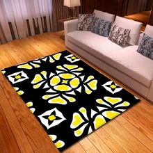 Национальный стиль цветочные печатных коврик фланелевый пены памяти мягкие коврики домашний текстиль спальня гостиная ковры и ковры