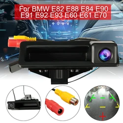 Caméra de recul CCD HD pour voiture, pour BMW E60 E61 E70 E71 E72 E82 E88 E84 E90 E91 E92 E93 X1 X5 