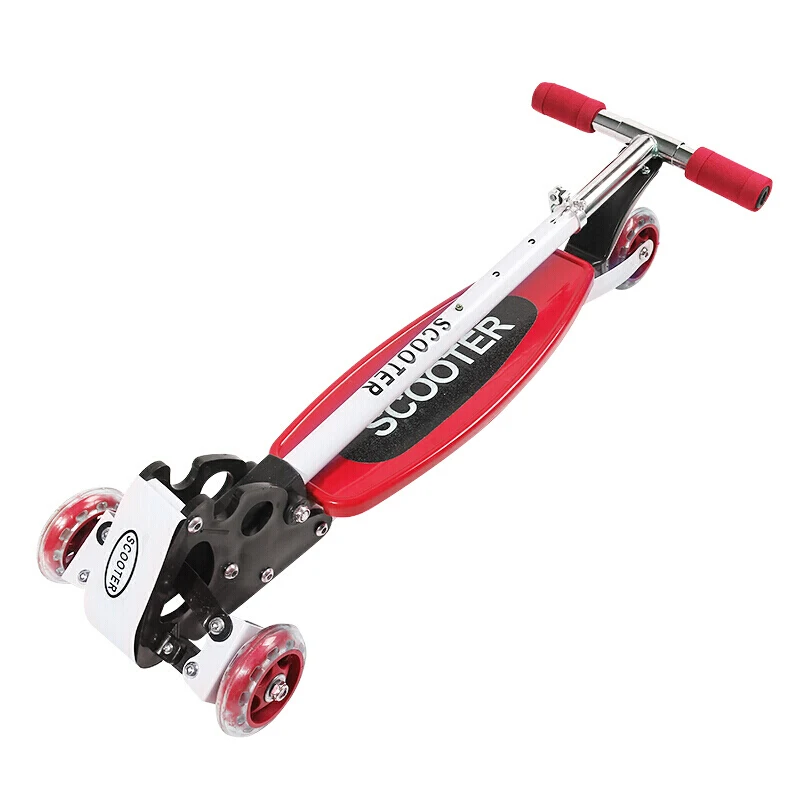 Scooter round four 4 wheel roller skates folding baby Children slippery car shipping skuter trottinette for kids