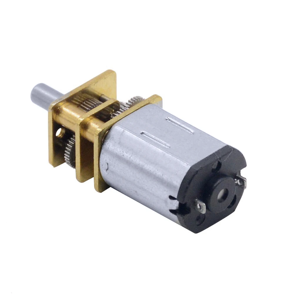 

N20 Mini Micro Metal Gear Motor with Gearwheel DC Motors 15 30 50RPM 100 200RPM 300 500 1000 RPM3V 6V 12V DC