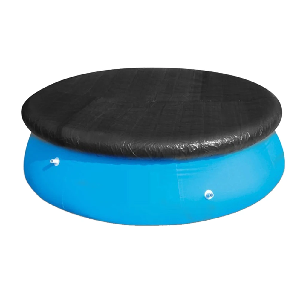  Quality PVC Swimming Pool Cover Round Sheet Above Ground Swimming Pools Frame Protector Tent Boat Canopy Tarpaulin Tarp 366cm 
