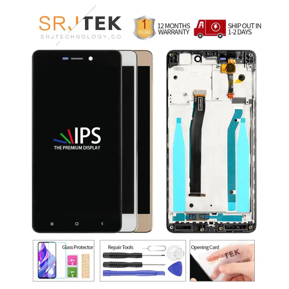 Cheap Original LCD For XIAOMI Redmi 3S LCD Display Touch Screen Frame Replacement For XIAOMI Redmi 3 LCD Display Redmi 3X 3 Pro S LCD