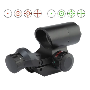 

ar 15 accessories tactical airsoft 1x22 red dot scope green reflex sight fits 20mm picatinny rail for rifle scope for hunting