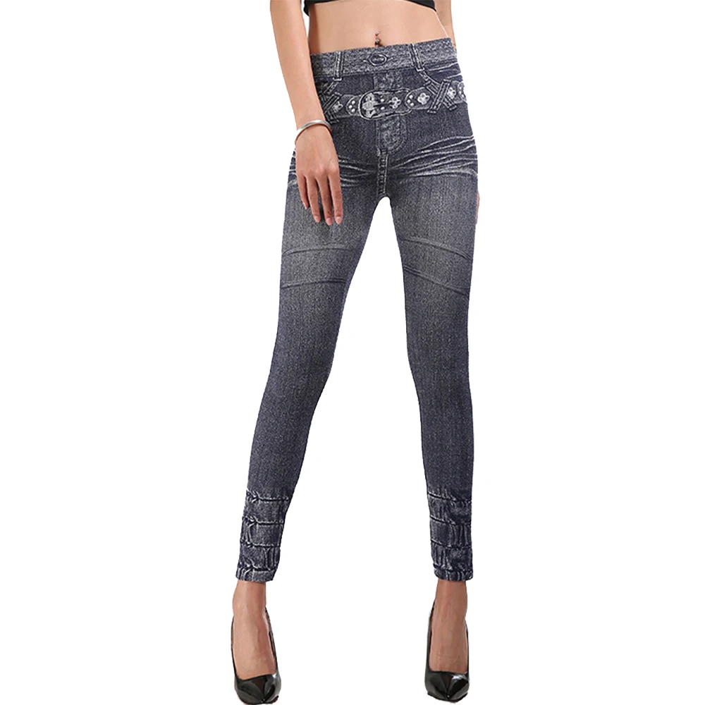 New Fashion Jeans Women Pencil Pants High Waist Sexy Slim Elastic Skinny Trousers Fit Lady Plus Size |