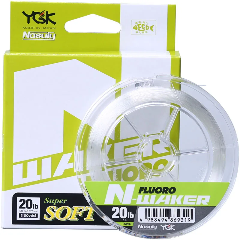 2020 New N-WACKER Fishing Line Strong Wear Resistance Rocky thread Fluoro  Carbon Transparent Monofilament FC leading line