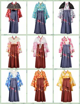 

Taisho Kimono Love Live SunShine AqoursCosplay Costume Chika Kanan Watanabe Ruby Yoshiko Hanamaru Riko Dia MariAdult Women Skirt
