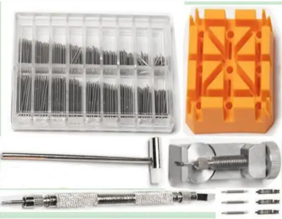 Clock Repair Tools 377 Pieces Split Steel Belt Set Changing Watch Strap Disassembler Star Shaped Seat