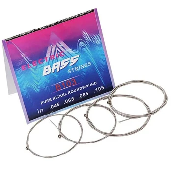 

Hot sale String Set for Doolland 4-string Electric Bass Guitar Carbon Steel Core Round Nickel Core 1.14-2.67 Musical Instrument