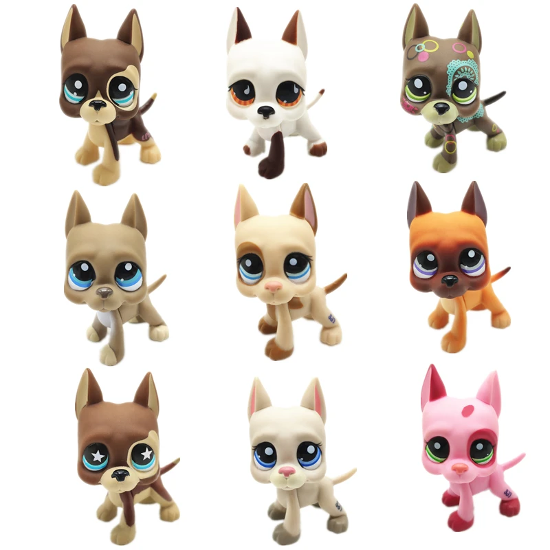

New Rare LPS Pet Shop Toys Free Shipping Great Dane Collection Style Standing Child Best Gift Christmas