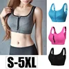 Cloud Hide-Sujetador deportivo para mujer, ropa interior con cremallera frontal, camisa de Fitness, sujetadores de Top corto de Yoga de realce, chaleco, ropa deportiva de talla grande S-XXXXXL ► Foto 2/6