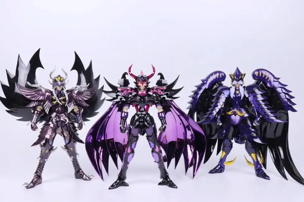 

New Arrival chuanshen cs Saint Seiya Specters EX Garuda Aiakos Minos Rhadamanthys action figure Cloth Myth Metal Armor