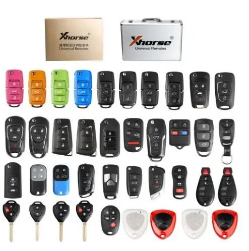 

FULL 39pcs/set with box Xhorse Universal Remote Keys English Version Packages for VVDI2 or VVDI Key Tool
