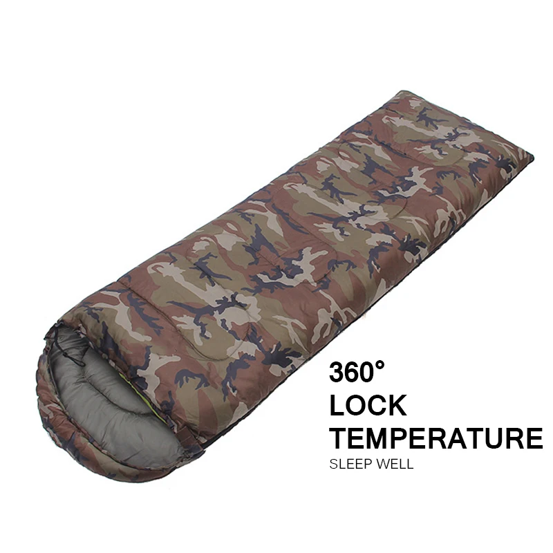 

Outdoor Sleeping Bag Ultralight Portable Comfortable Autumn Winter Warm Envelope Type Lazy Bag Nature Hike Camping Equipment