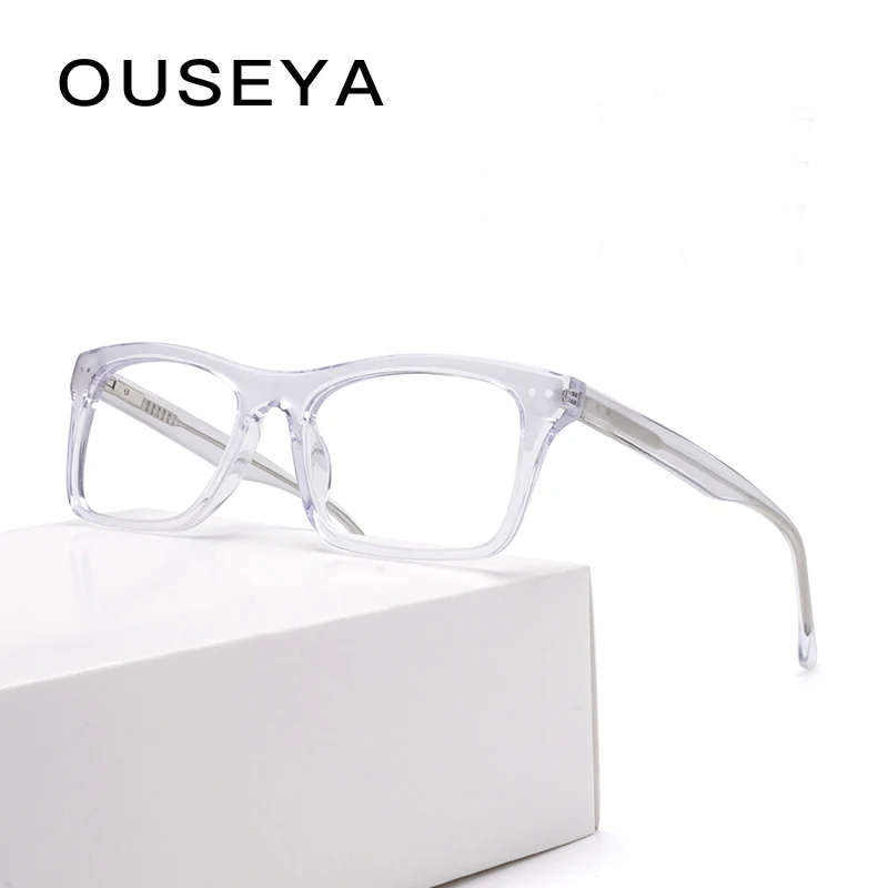 

Men's Glasses Frame Transparent Female Woman Eyeglasses Optical Myopia Decorative Without Degree Fashion Spectacle Frame #17511