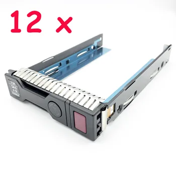 

12pack Original/UESD 651314-001 3.5 " HDD CADDY TRAY FOR HP GEN8/GEN9 SATA /SAS Hard Drive Tray Caddy For DL388 G9 DL380 DL360