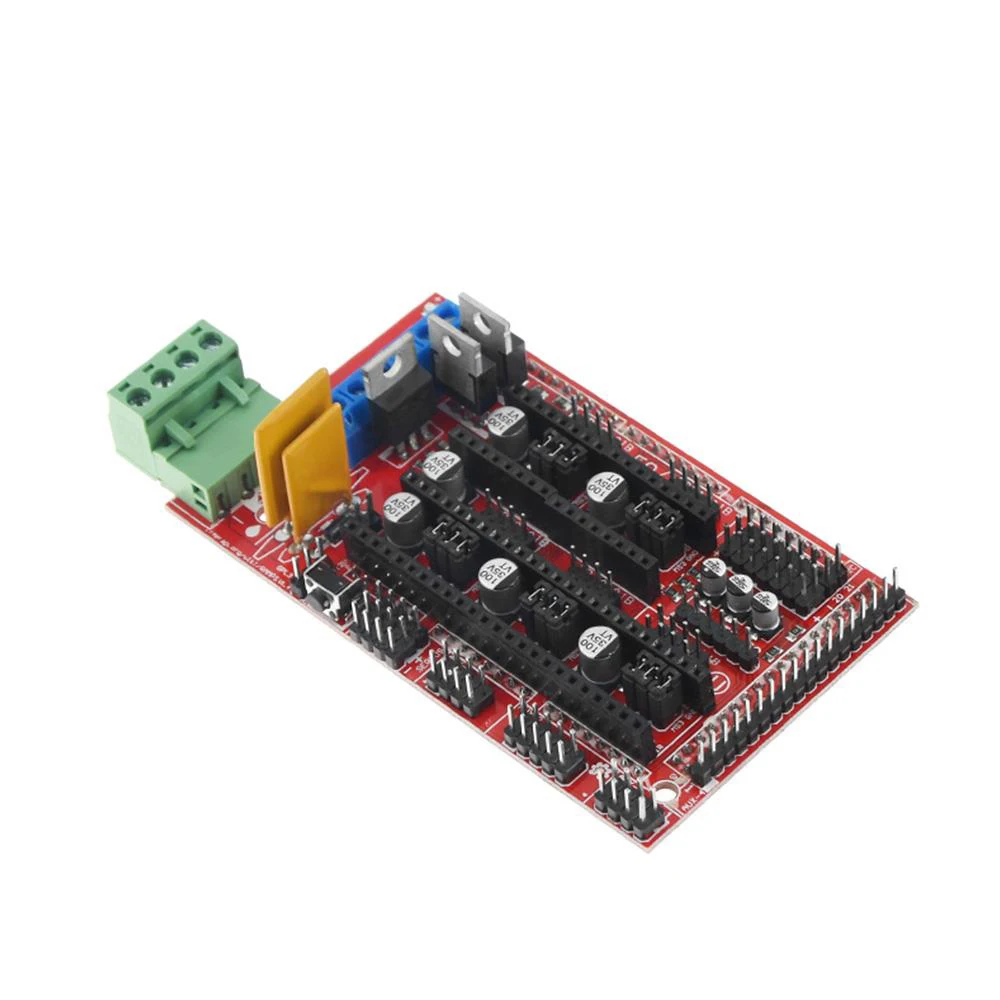 Детали 3D-принтера Reprap Ramps 1,4 комплект с Mega 2560 R3+ Heatbed MK2B+ 12864 ЖК-контроллер+ A4988 Драйвер+ концы+ кабели