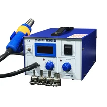 Saike 8508D фена паяльная станция бесплатный цифровой дисплей сильный воздушный насос Тип Регулируемая температура станция для распайки