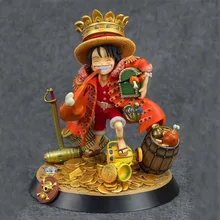 

One Piece Anime Figure Monkey D Luffy 18cm Statue Figures Collectible Model Figurine Doll Decoration Toy Christmas Gift Kids