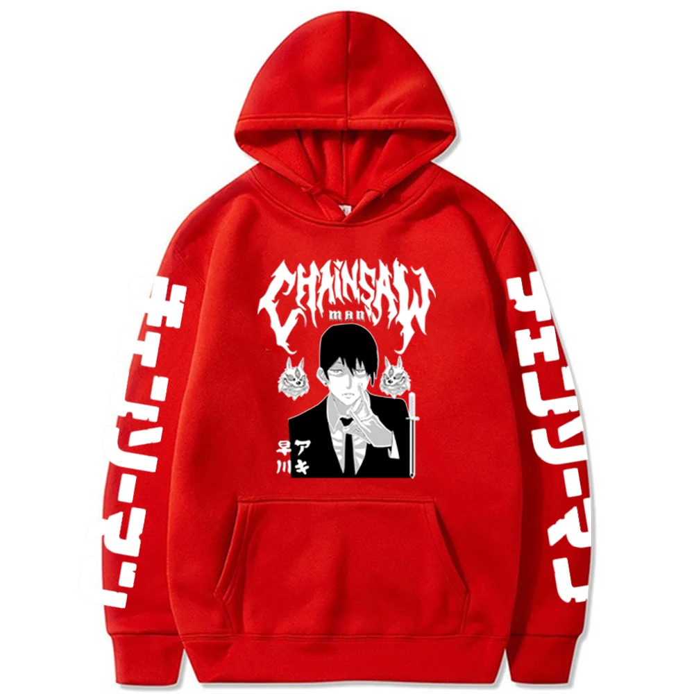 Anime Chainsaw Man Aki Hayakawa Hoodie Sweatshirt Men Korean Kpop Street  Style Sweatshirt - AliExpress