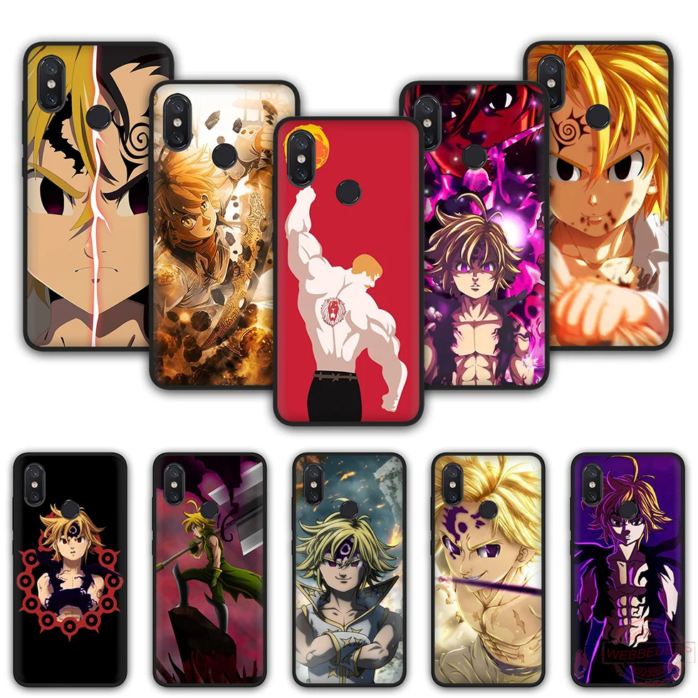 

WEBBEDEPP The Seven Deadly Sins TPU Phone Case for Xiaomi Mi 6 8 A2 Lite A1 F1 9 MAX 3 for Mi 8 9 SE