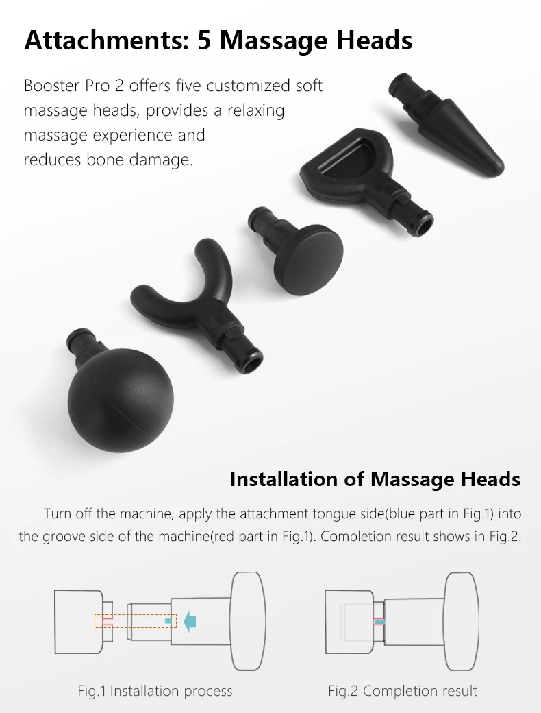 Booster Pro 2 Muscle Therapy Vibration Massage Gun