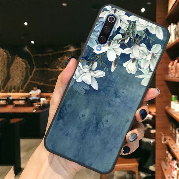 Magnolia Blue Чехол на Xiaomi Mi-A2 Lite Mi A3 case милыми цветами из мультфильма pоскошный чехол для XioMi a2 Xiaomi-A2 case Mia2-Lite case сяоми ми а2 лайт чехлы для телефона ксиоми ми а2 case ми а 2 а 3 чехол Mi a 2 Mi a-3 чехол - Цвет: Magnolia Blue