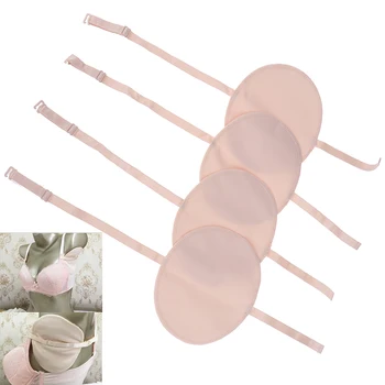 

4Pcs Underarm Sweat Shield Pad Reusable Armpit Sweat Pads washable Armpit Absorbing Guards Shoulder Strap