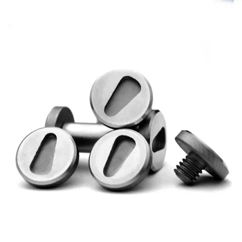 

2pcs 5MM/6MM EDC DIY Knife Material Making Knife Handle Screw KNIVES MT 12 Size Straight Folding Knife Rivet Screws