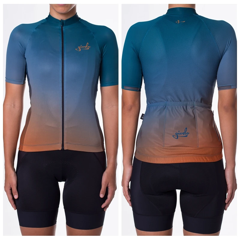 givelo Летняя женская одежда Ropa Ciclismo, велосипедная одежда, одежда для гонок, одежда для велоспорта, комплект Джерси для горного велосипеда - Цвет: sets