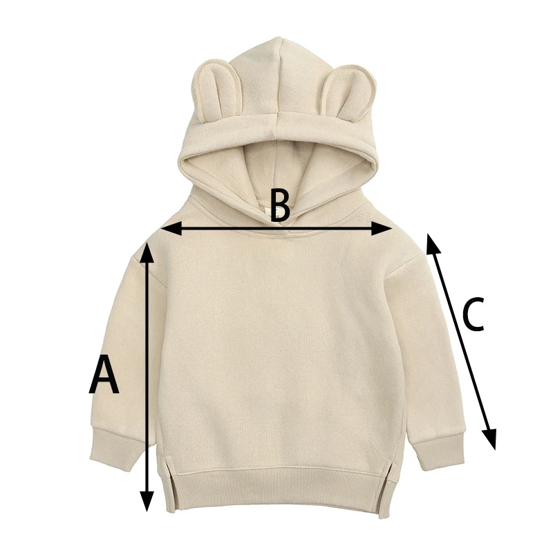 Maßgeschneiderte Hoodies Jungen Mädchen Fleece Sweatshirt Kleidung Gedruckt DIY Text Logo Eigenes Muster Kleinkind Lässige Warme Langarm Jacke – Detail 1