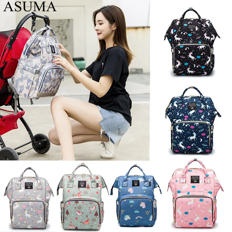 

Mommy Backpacks Nappies Bags Unicorn Diaper Bags Backpack Maternity Large Volume Outdoor Travel Bags Organizer Nursing Backpack