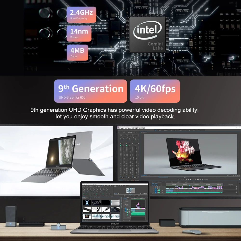 Ноутбук Teclast F7 Plus, 14 дюймов, 8 ГБ ОЗУ, 256 Гб SSD, Windows 10 ...