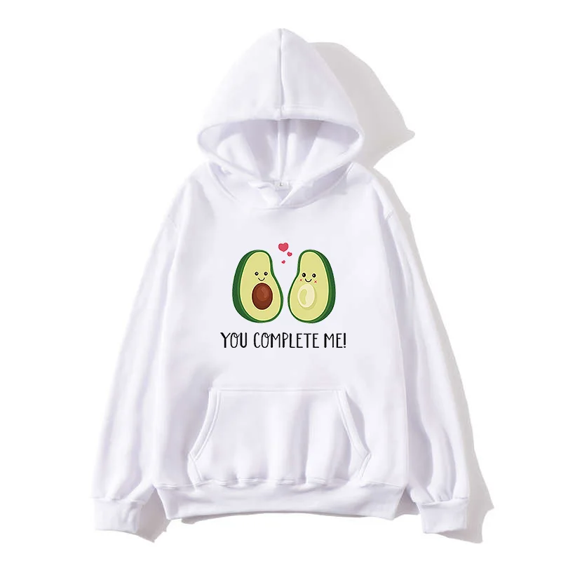Женская толстовка с принтом авокадо корейский пуловер в стиле Харадзюку для пары