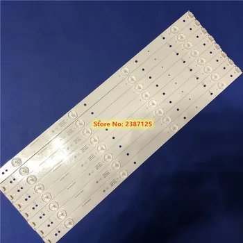

100% NEW 1set=8pcs LED Backlight strip 4 lamps 40-LB3910-LBA2XG For L39F3320B LED-39B300 LED39C710K Screen LVF390AUTM